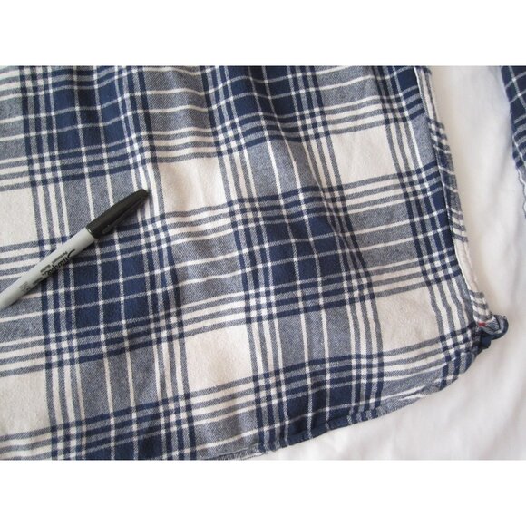 Men's American Heritage Plaid Flannel Button Long Sleeve Shirt Sz M (MT783) - Picture 8 of 9